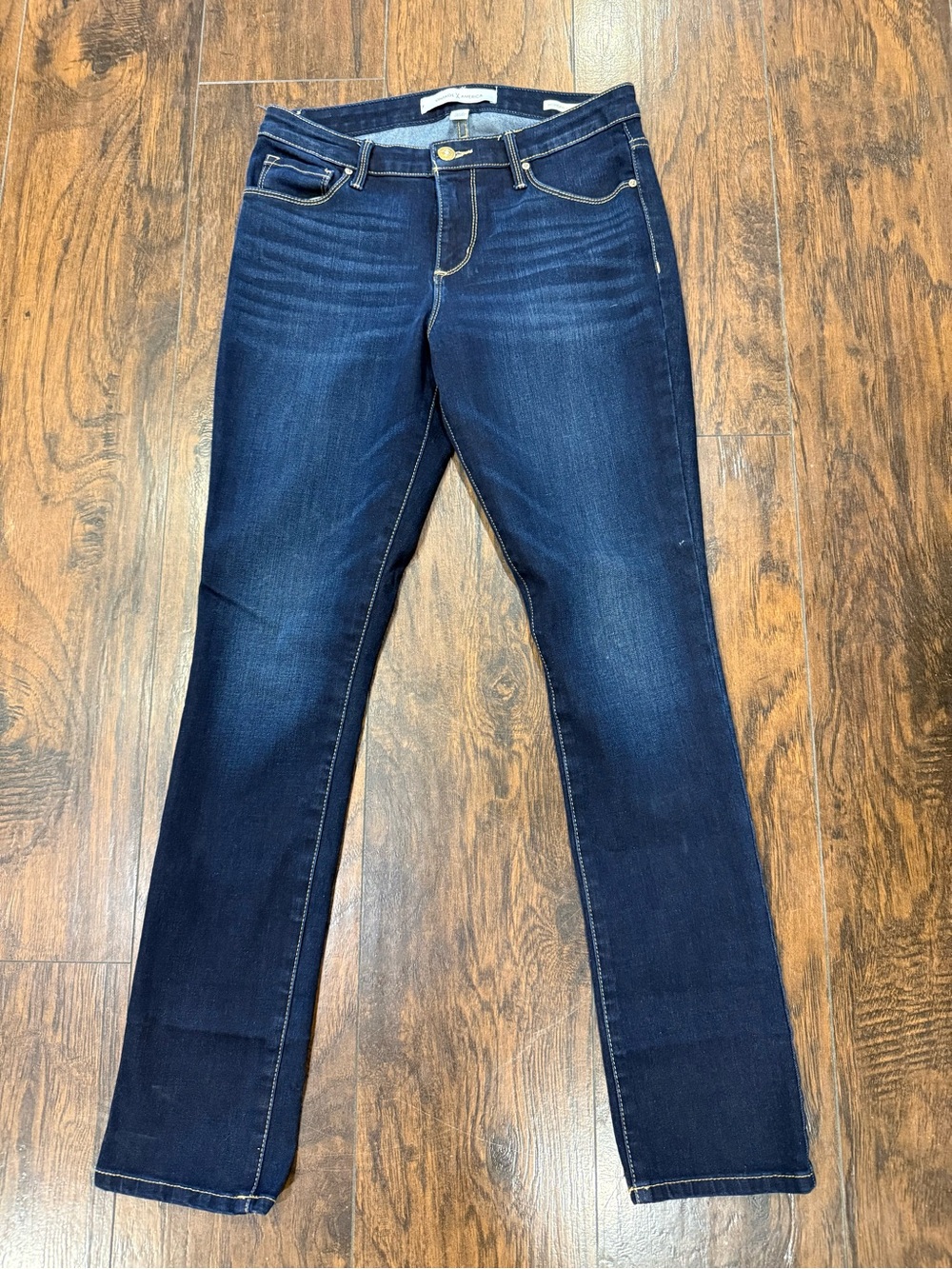 Vintage America Straight Leg Jeans in Dark Indigo